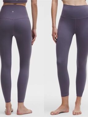 Lululemon Align High-Rise Crop Sz 6/23" In 
Grape Mist